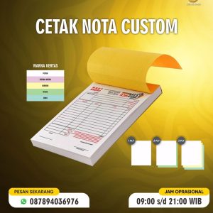 Cetak Nota Custom